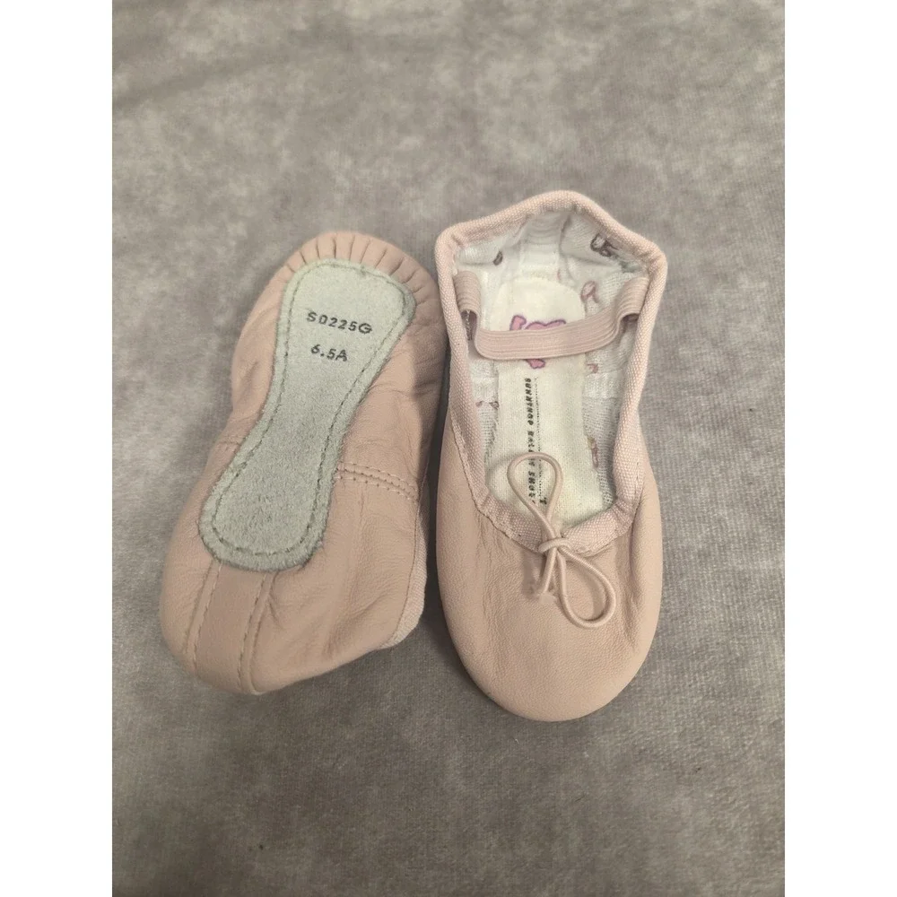Toddler Girls Ballet Slippers Pink Size 6.5
